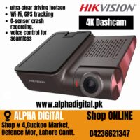 Hikvision 4K Dashcam with Wi-Fi & GPS Tracking